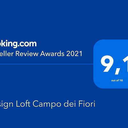 Apartament Design Loft Campo Dei Fiori Rzym Zewnętrze zdjęcie